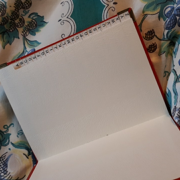 Vintage Croco Embossed Phone Number Book - Picture 2 of 6